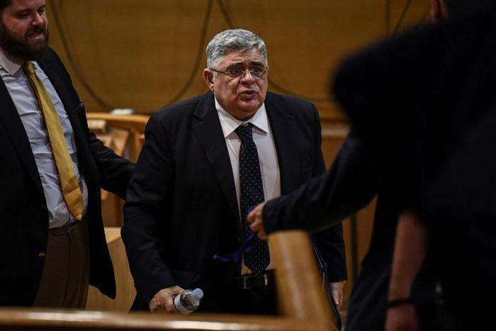 Nikos Michaloliakos is one of nearly 70 defendants, who each face between five to 20 years in prison over the 2013 killing of rapper Pavlos Fyssas and other alleged crimes by Golden Dawn members