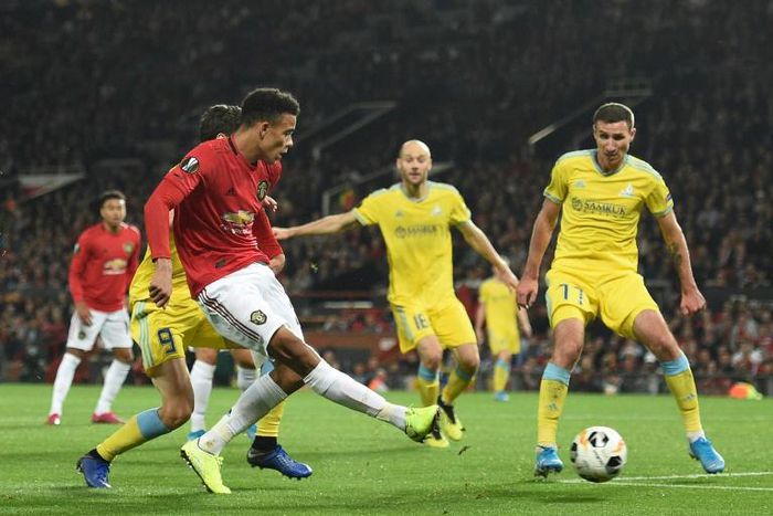 Mason Greenwood scored the only goal as Manchester United beat Astana 1-0