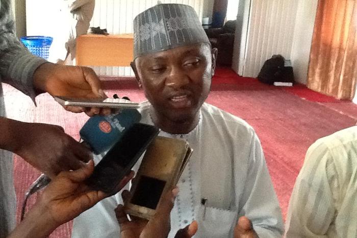 Malam Aliyu Musa-Kofa, Chairman, Academic Staff Union of Polytechnics (ASUP), Nuhu Bamalli Polytechnic chapter fielding questions from Journalists on Wednesday in Zaria, Kaduna State. [NAN]