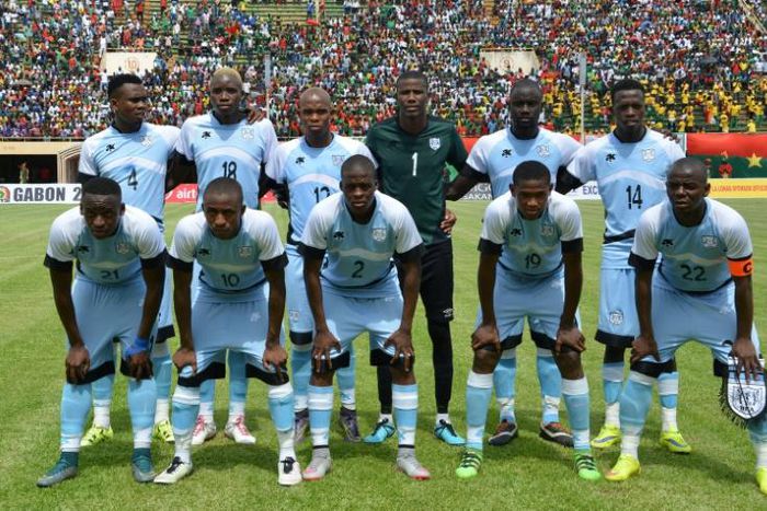 A file photo of the Botswana national team, who drew with Malawi Saturday in a 2022 World Cup qualifier