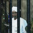 Sudan's ex-president Omar al-Bashir appears in court in Khartoum in August 2019