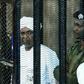 Sudan's ex-president Omar al-Bashir appears in court in Khartoum in August 2019