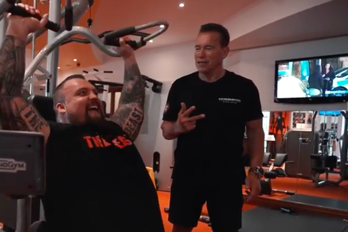 What's It Like to Work Out With Schwarzenegger?