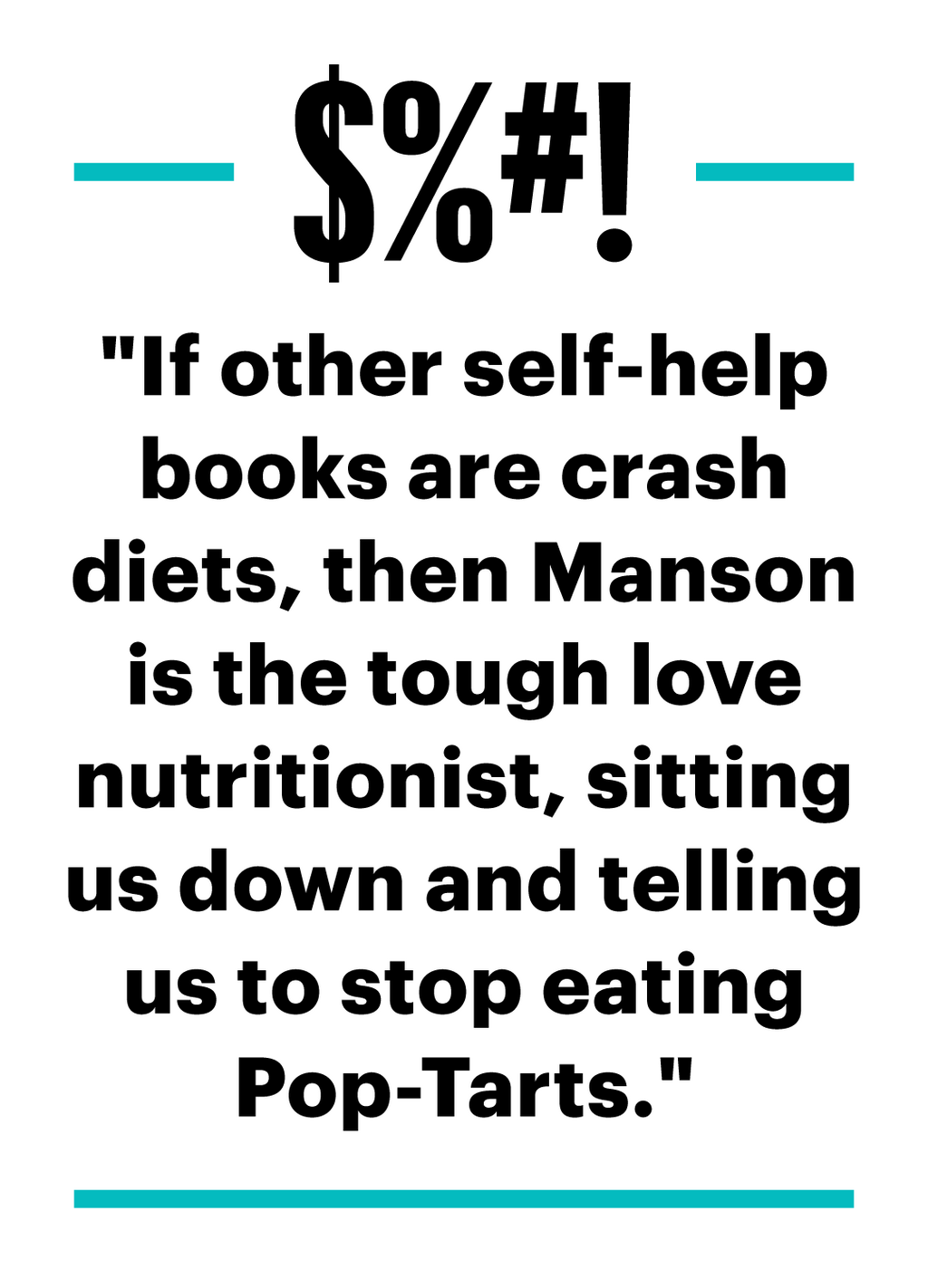 Author Mark Manson's Shady Past and Bright Future