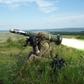 A US soldier fires a Javelin anti-tank missile -- the US State Department has approved the sale of 150 of the missiles and 10 launch units to Ukraine