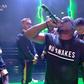 BBNaija 2019: M.I. Abaga disses Vector with 'No Snakes' shirt. (Twitter/AladeMart)