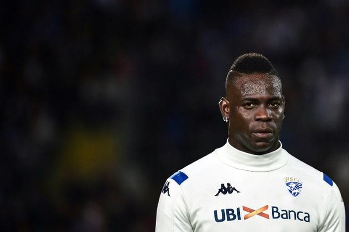 Brescia's Italian forward Mario Balotelli threatened to leave the pitch after hearing monkey sounds from Verona fans