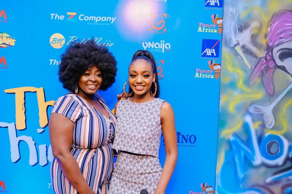 Frank Donga, Lasisi Elenu, Ayoola Ayolola, Enado Odigie, Omotunde Adebowale and more spotted at the "Three Thieves" movie premiere