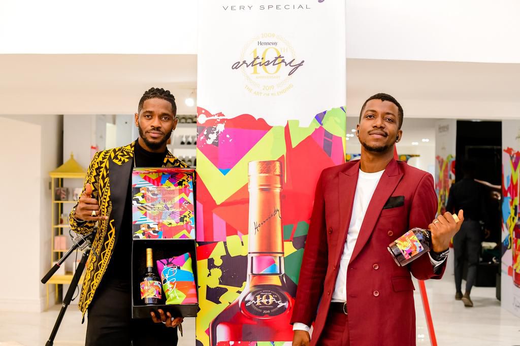 The unveil of the Hennessy Artistry 10th limited edition bottle with Carafe by Osa Seven