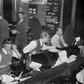 Journalists at work at AFP in 1946, two years after it was reclaimed from the pro-Nazi regime during the uprising that liberated Paris from German occupation
