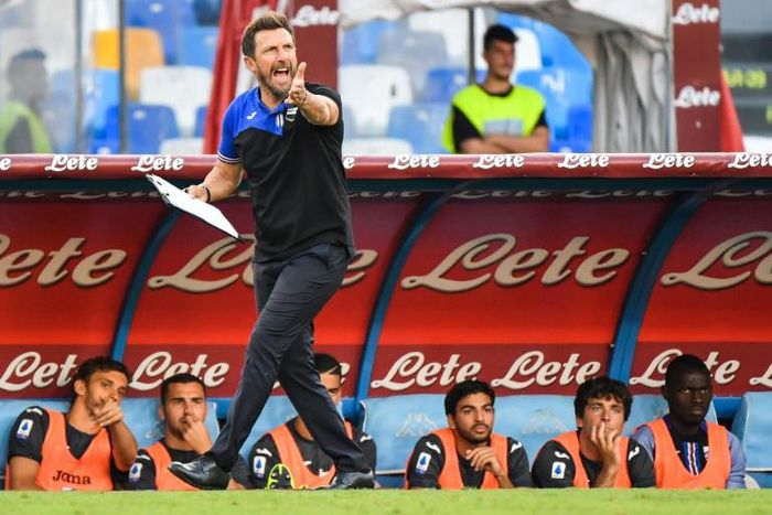 Di Francesco has been dismissed after losing six of seven Serie A games with Sampdoria