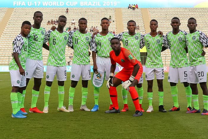 Golden Eaglets of Nigeria at 2019 FIFA U17 World Cup (Getty Images)