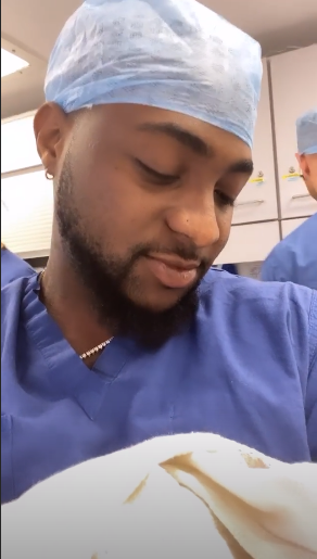 Davido welcomes first son and child with Chioma {Twitter/iam_davido]