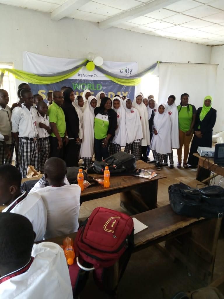 Unity Bank marks World Savings Day in secondary schools