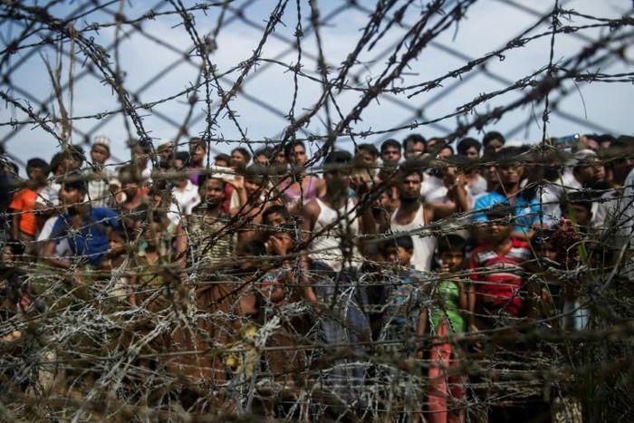 Hundreds of thousands of Rohingya have fled their homes in Myanmar to seek shelter in Bangladesh