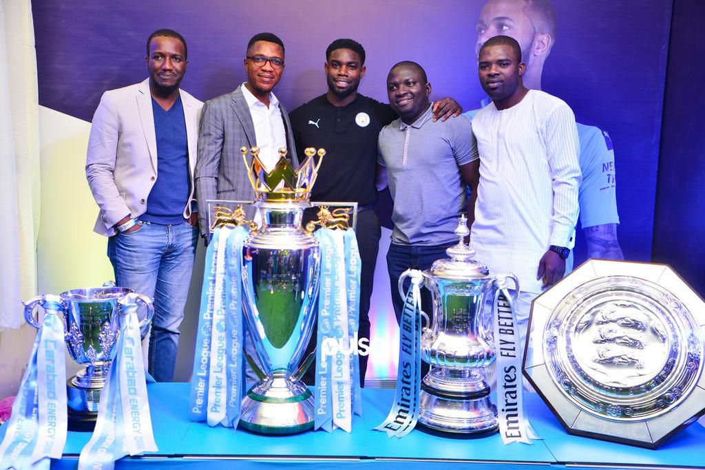 Former Manchester City defender Michah Richards engages Marathonbet partners in Lagos  (Pulse Nigeria)