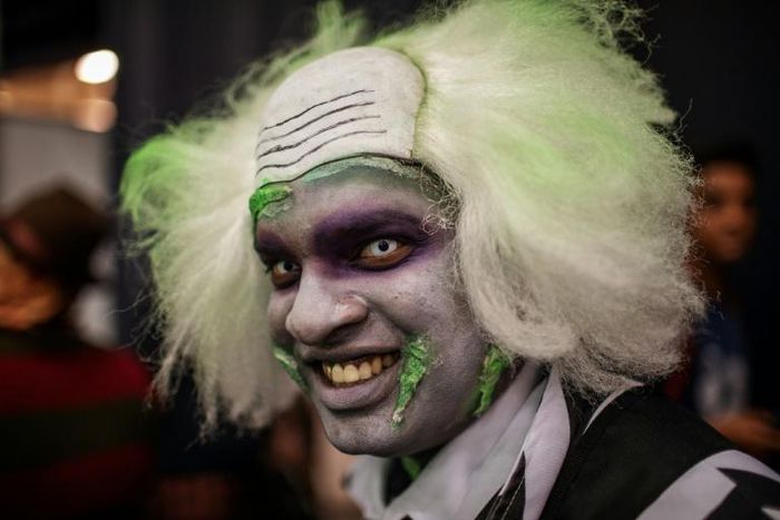 Cosplayers dress as their favourite superheroes - or villains