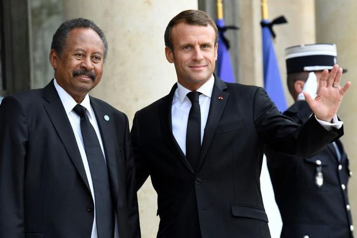 Sudan's Prime Minister Abdalla Hamdok visited French President Emmanuel Macron at the Elysee Palace