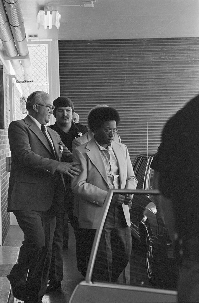 Wayne Williams heads to the courthouse where he will have a preliminary hearing on the charges of murdering Nathaniel Cater.