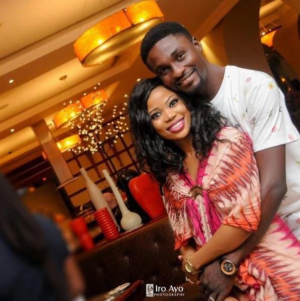 Adeniyi Johnson and new bae, Oluwaseyi Edun