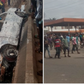 Scene of the accident Police have retrieved the body of the four sisters to be deposited at the University of Benin Teaching Hospital. (Punch)
