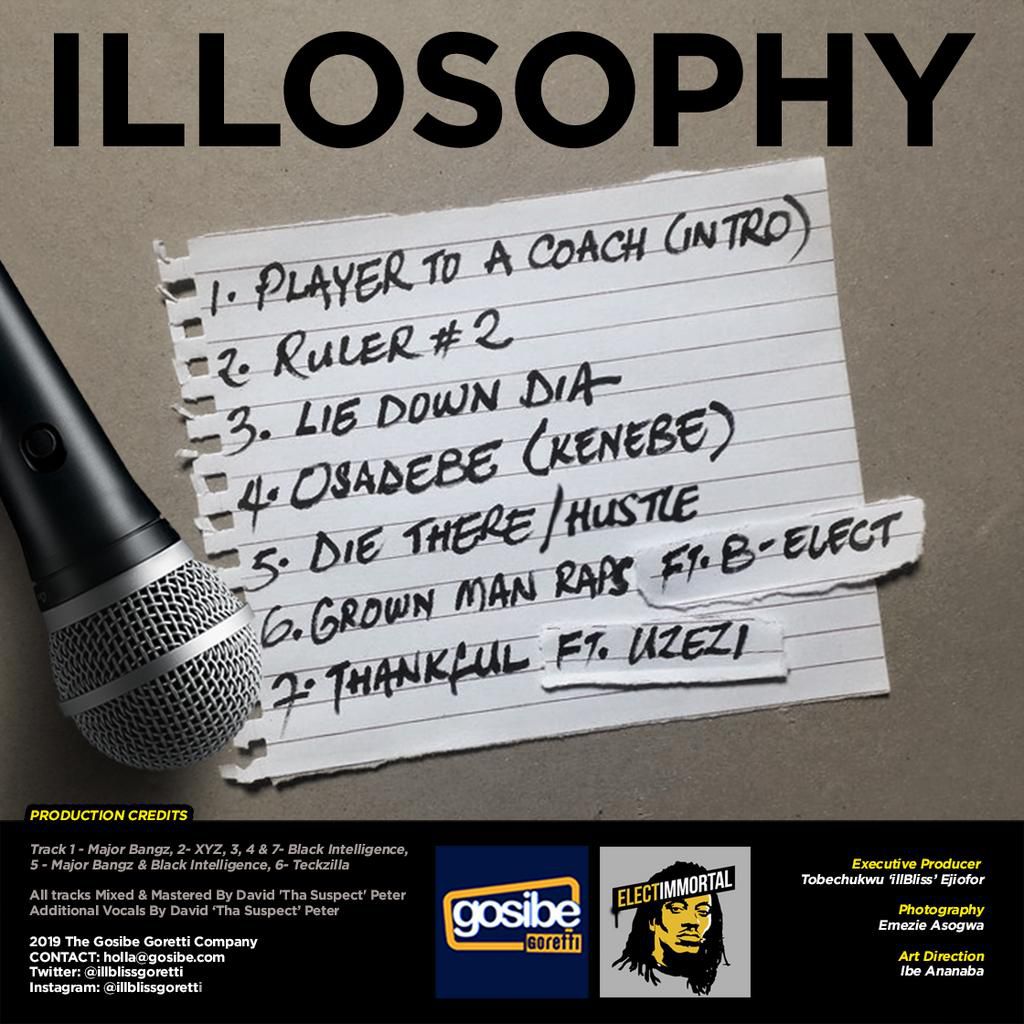 ILLBLISS returns With a Brand new EP titled 'iLLOSOPHY.' (The Goretti Company)