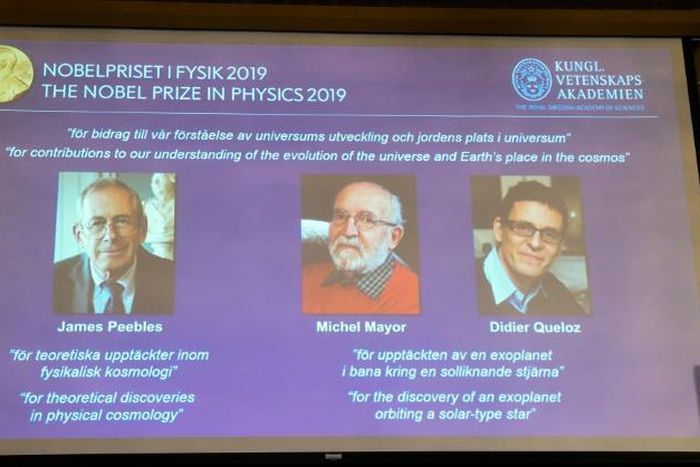 The trio won the Nobel Physics Prize for research increasing our understanding of our place in the universe