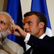 France will be keeping an eye on rights issues in divided Kashmir, President Emmanuel Macron told India's Narendra Modi