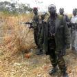 File picture of Abdoulaye Miskine with members of his armed group. The photo, which is undated, was published in April 2013