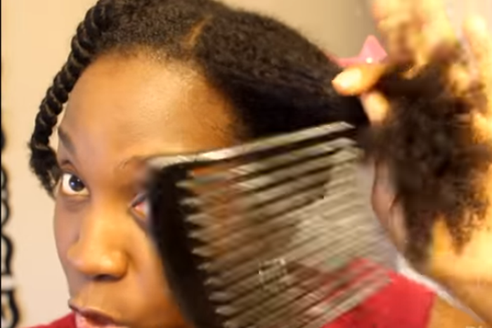 How to comb natural hair
