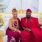 Stunning photos from nightlife king, Temidayo L. Kafaru (Lascatter's) top colourful wedding