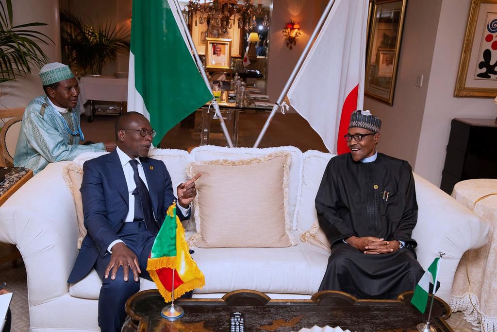 President Muhammadu Buhari and President Patrice Talon of Benin Republic [Twitter/@GovNigeeria]