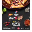 Taste the spice of Naija with the new Domino's Hot & Spice flavour