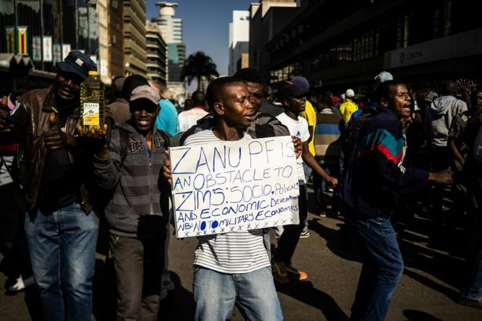 Zimbabweans have been protesting over the ailing economy