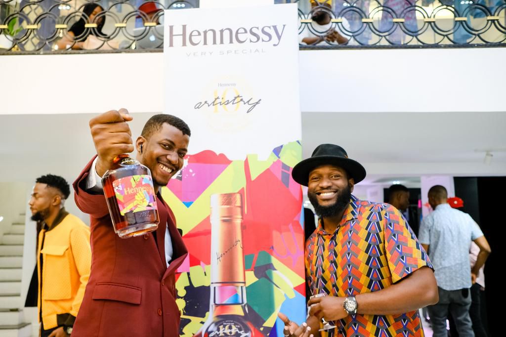 The unveil of the Hennessy Artistry 10th limited edition bottle with Carafe by Osa Seven