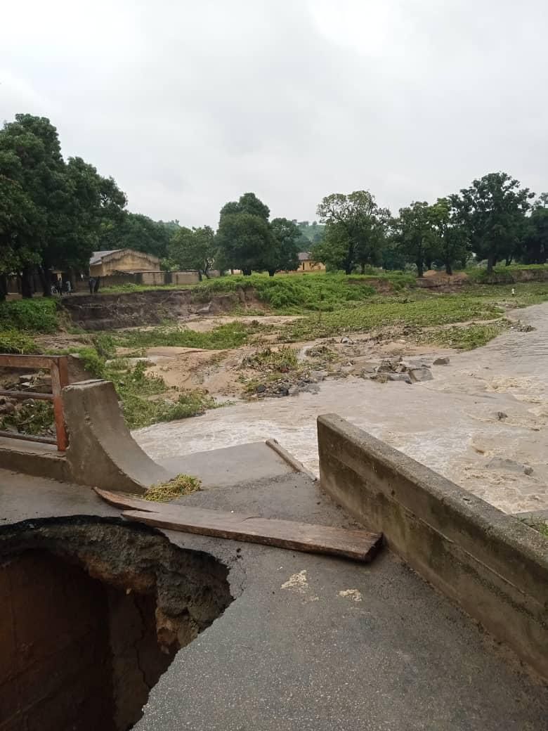 Damaged waterways in Saturday’s flood in Minna (NAN)