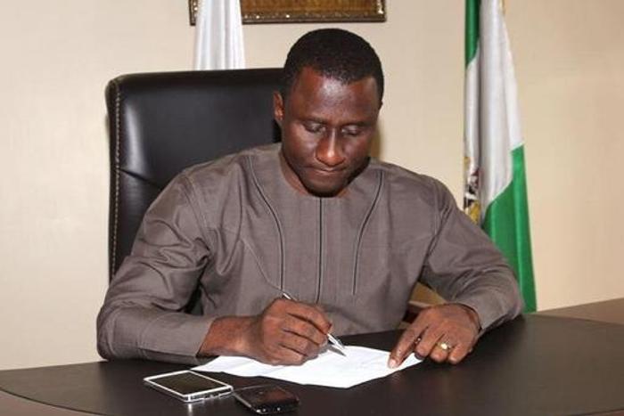 Dr Uchechukwu Ogah, Minister of State for Ministry of Mines and Steel Development. [Twitter/@UcheSampsonOgah]