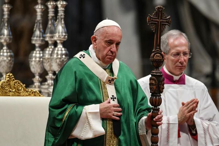 Pope Francis urged an end to "predatory models of development" which he said were "plundering" the Earth