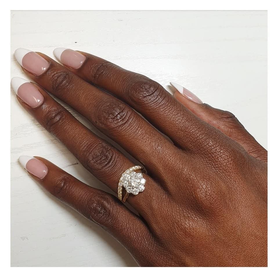BBNaija's Mike bought his wife's engagement ring from Diamond by Dorgu. [Instagram/Diamondbydorgu]