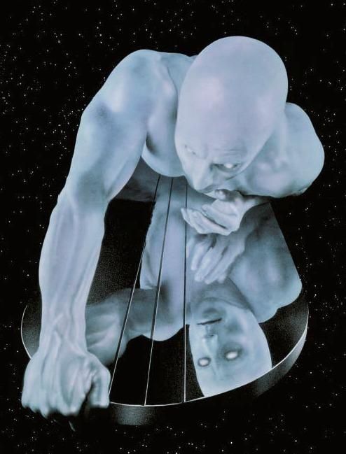 Concept art from The Silver Surfer.