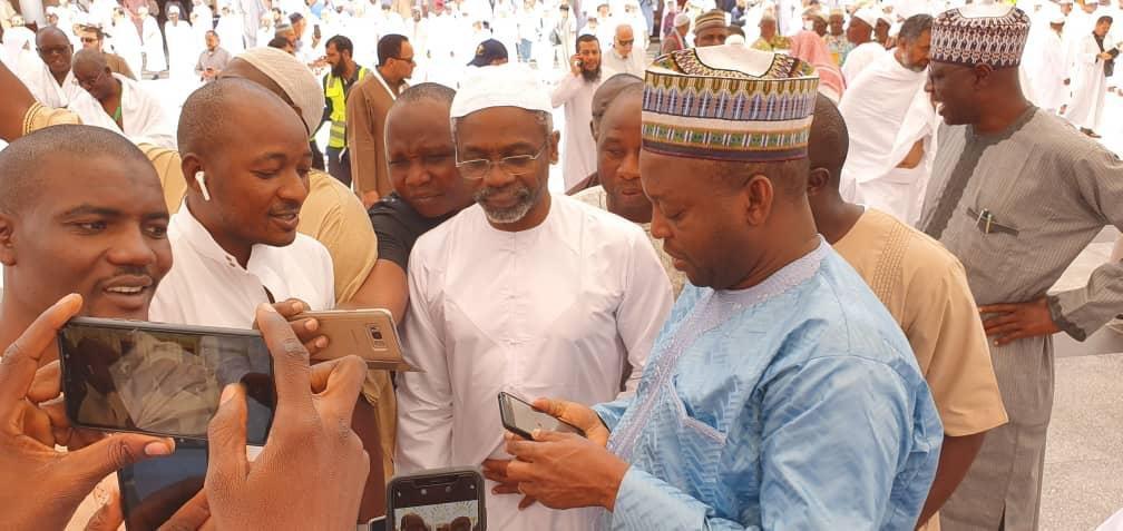Mr Femi Gbajabiamila, the Speaker, House of Representatives, has urged Nigerian pilgrims to offer special prayers for the country [Twitter/@femigbaja]