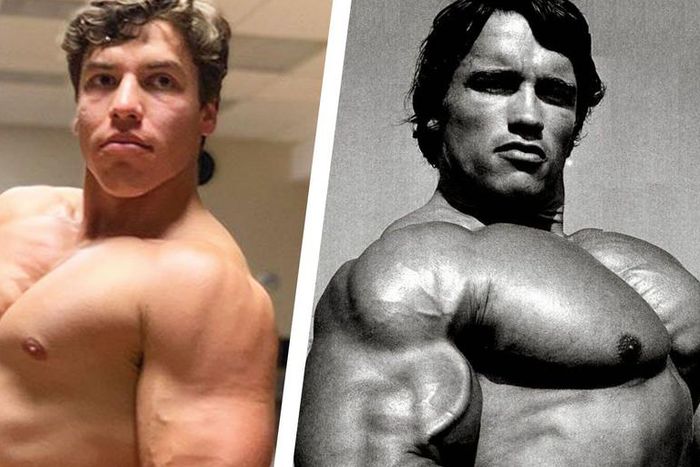 Joseph Baena Just Struck a Famous Arnold Pose