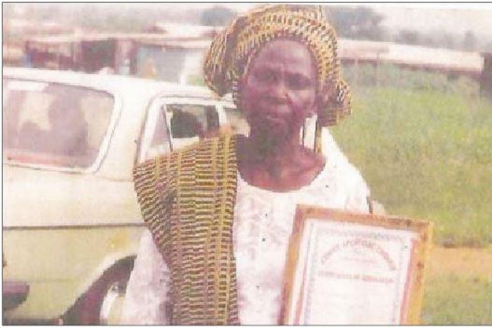 85-year-old woman, Adunni Adelusi (HallaNaija Blog)