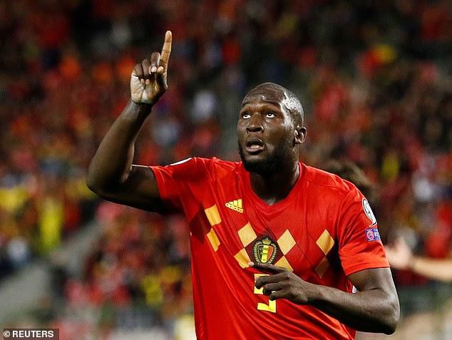 Romelu Lukaku in action for Belgium. [dailymail]