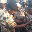 One of the soldiers been decorated by the Army Boss (NAN)