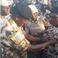 One of the soldiers been decorated by the Army Boss (NAN)