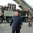 North Korean leader Kim Jong Un oversaw the test-firing of what state media said was a 'super-large multiple rocket launcher'