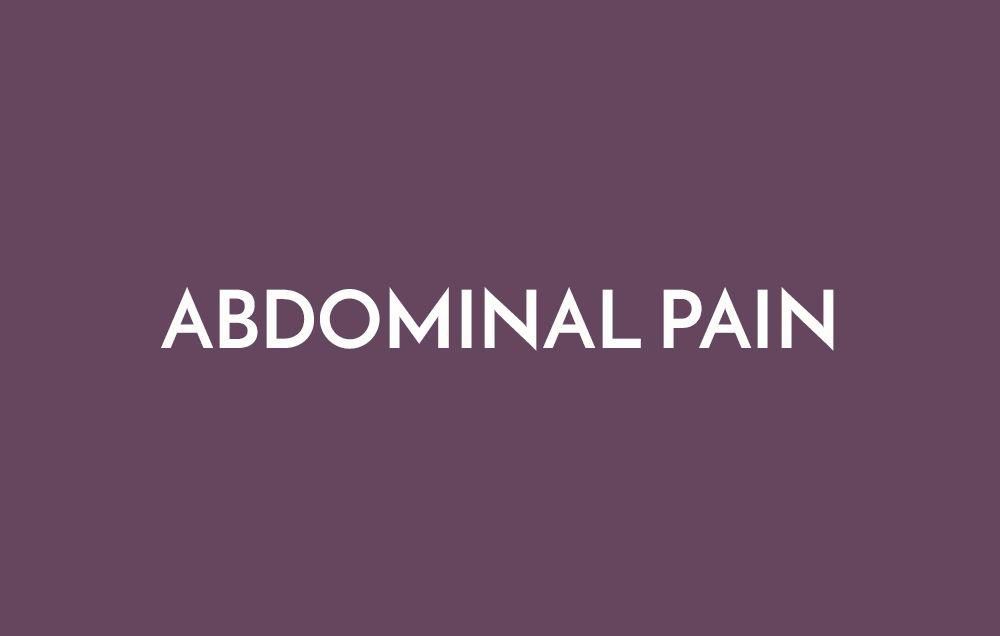 Abdominal pain