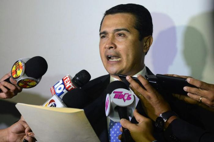 Juan Antonio Hernandez, pictured in 2016, was convicted by a jury on all four counts of drug trafficking