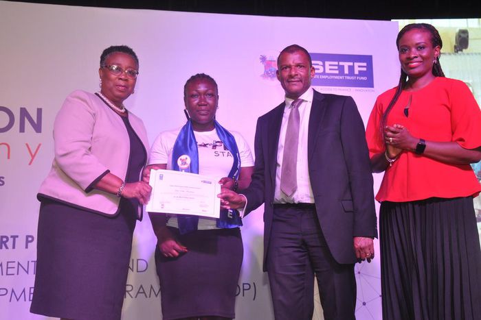 LSETF, UNDP hold graduation ceremony for 1,300 vocation-trained youth under the Employability Support Project